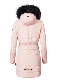 Navahoo Paula - Winter coat - rosa mit schwarzem fell