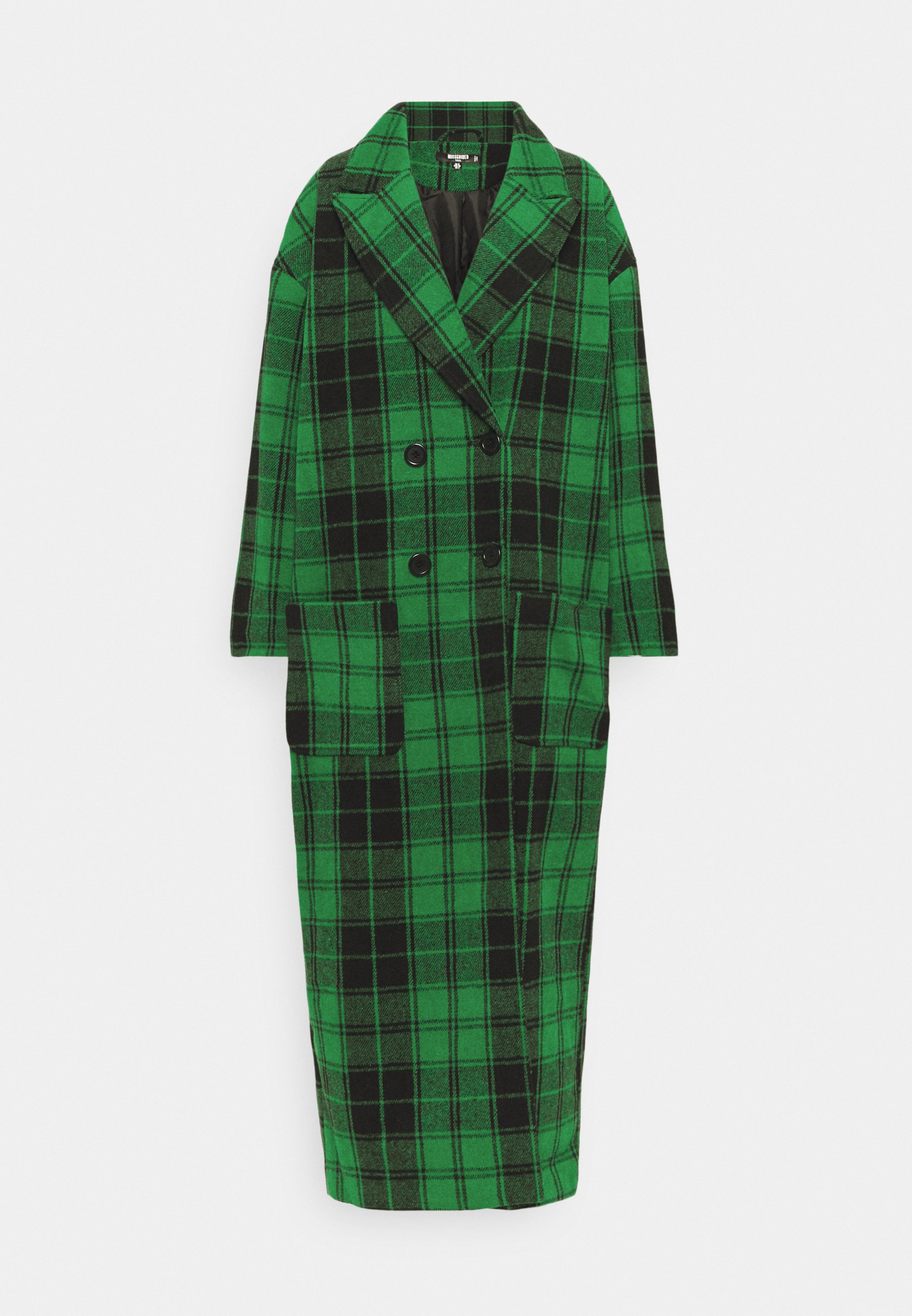 green check coat