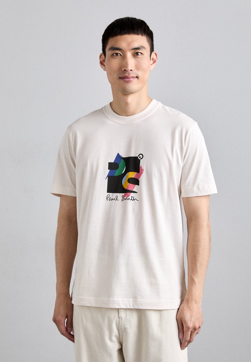 PS Paul Smith MENS SQUARE - T-shirts print - whites