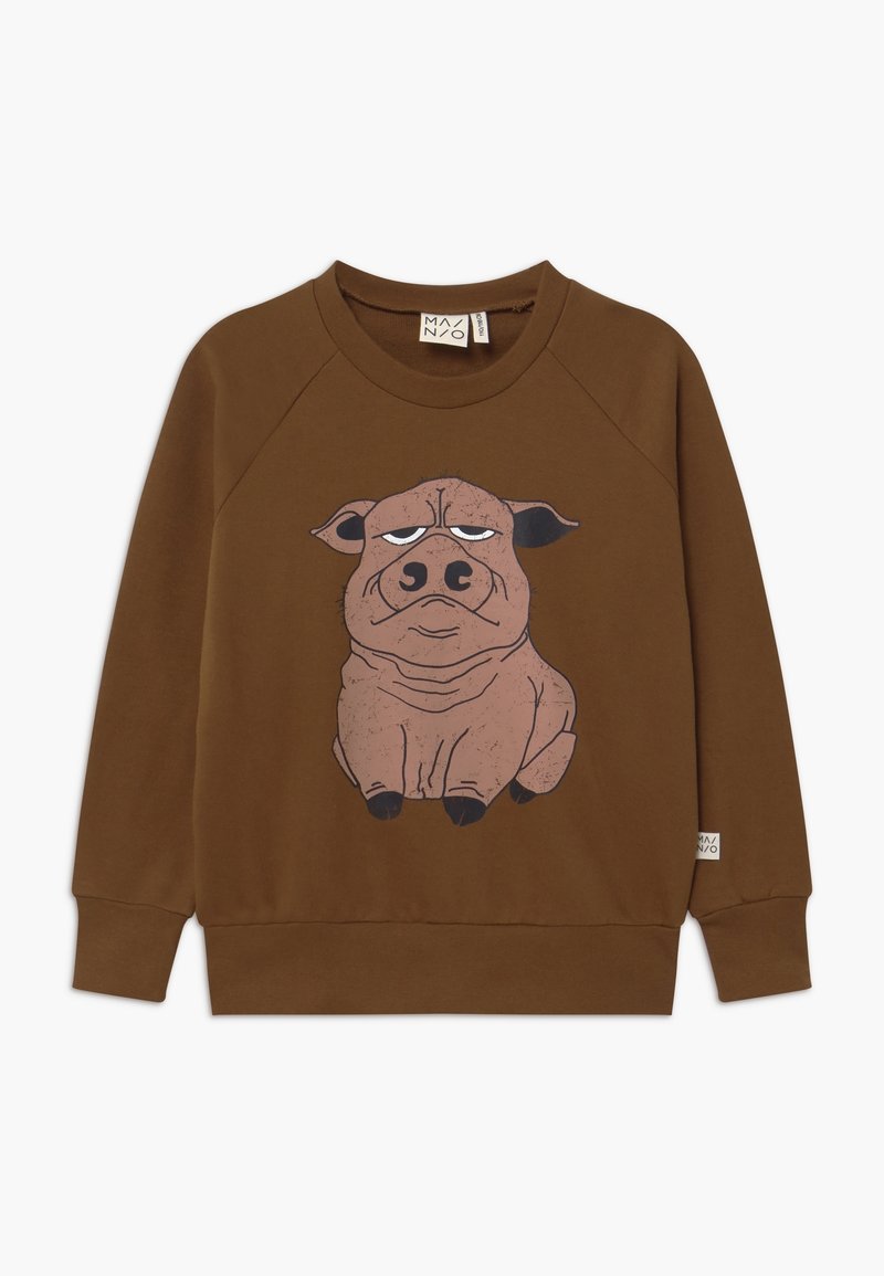 Mainio UNISEX - Collegepaita - fired brick/brown as cutting