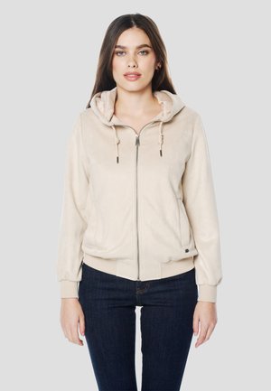 HOODED - Chaqueta de entrenamiento - crudo   off-white