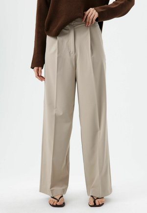 HIGH WAIST - Broek - beige