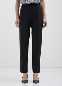 Calliope TINTA UNITA - Stoffhose - nero