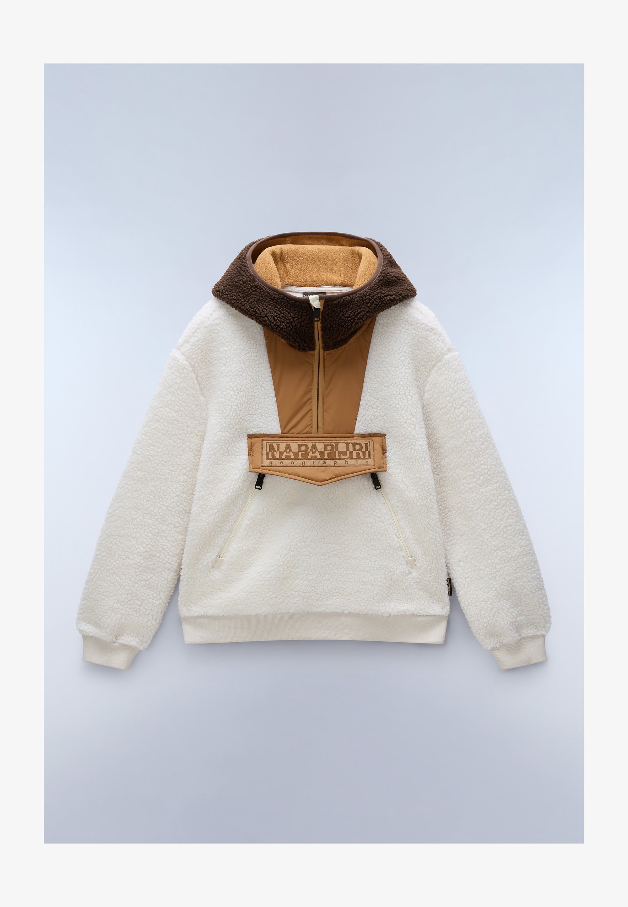 Fleece Hoodie Napapijri T Patch Napapijri Sweat Capuche Polaire T