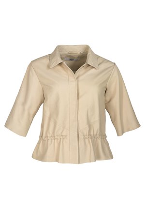 Maze, Veste en cuir - ivory