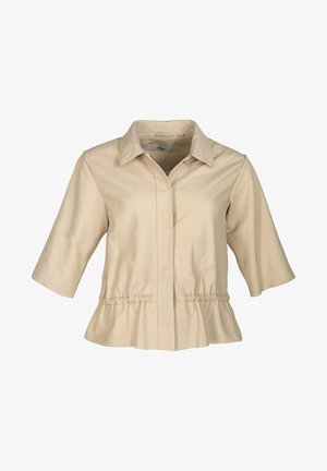 Maze, Veste en cuir - ivory