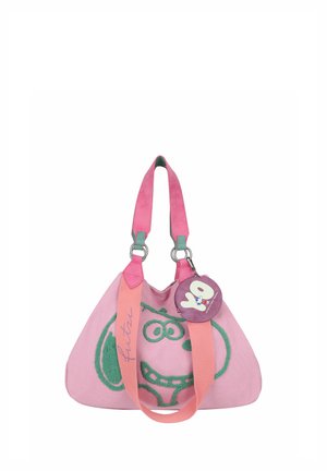 Fritzi aus Preußen, PEANUTSTM X FRITZI IZZY MEDIUM SMILE FLOCKED - Handtasche - pink