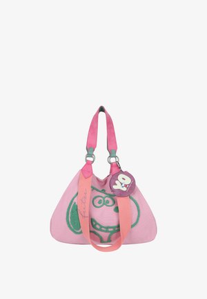 Fritzi aus Preußen, PEANUTSTM X FRITZI IZZY MEDIUM SMILE FLOCKED - Handtasche - pink