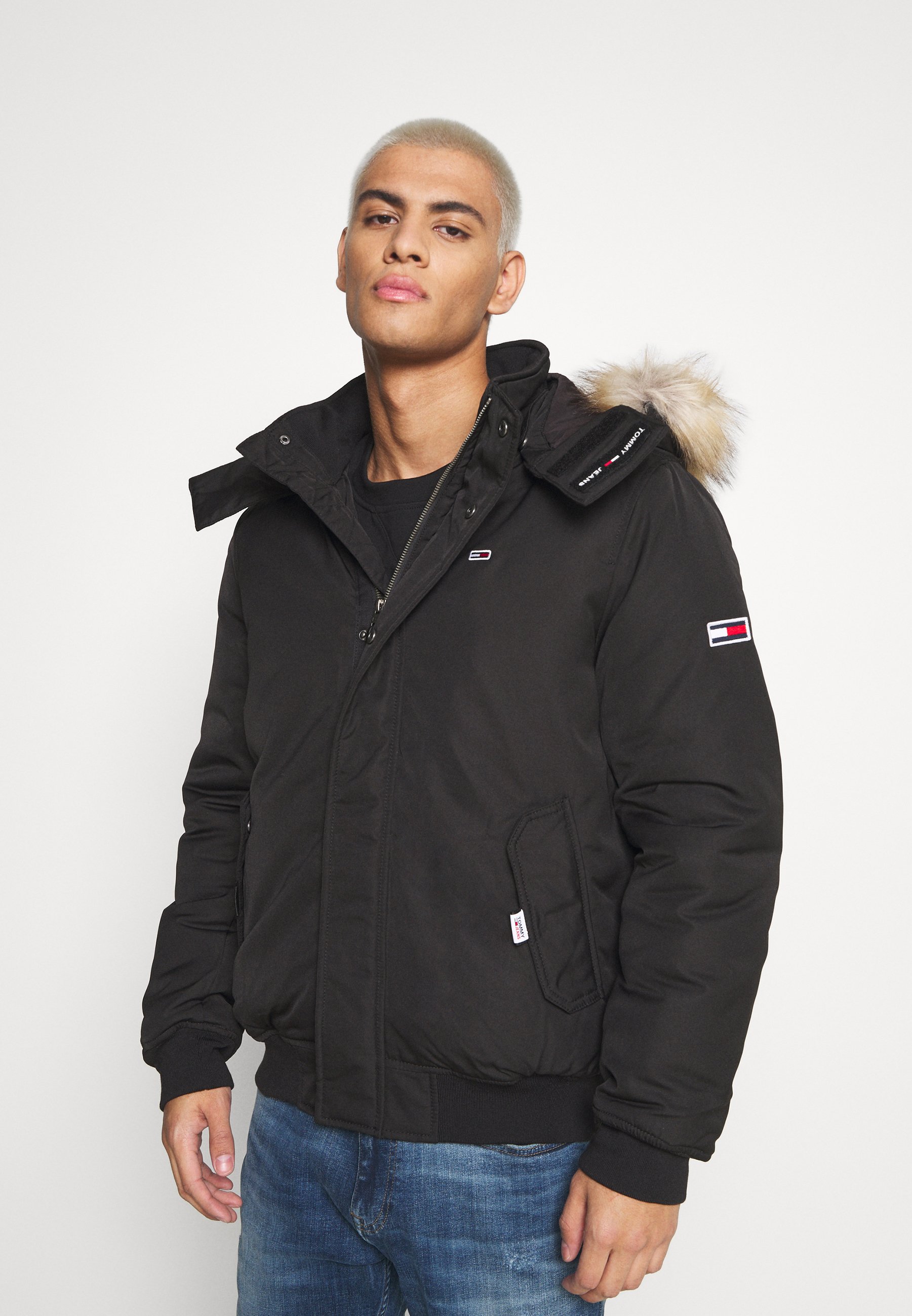 Tommy Bomber Jacket, Black | forum.iktva.sa