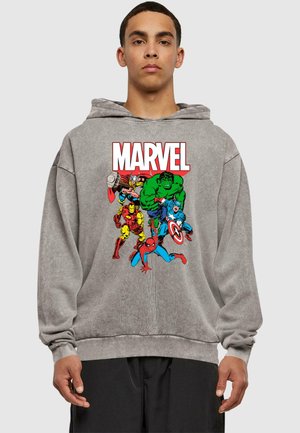 AVENGERS  MARVEL COMICS GROUP ACID WASHED  - Hoodie - asphalt
