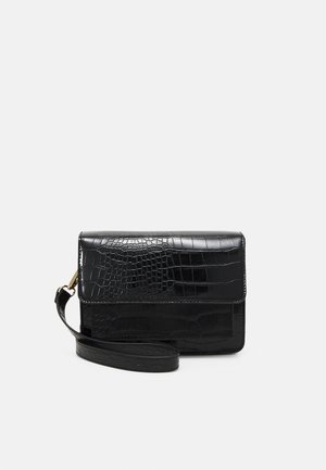 CROCO CROSS BODY - Across body bag - black
