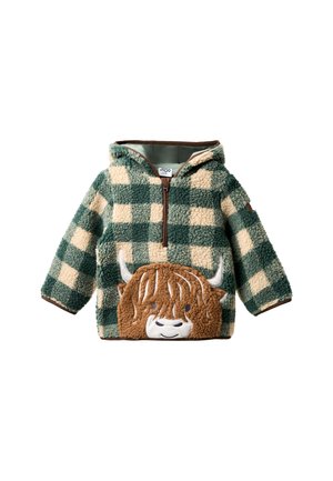 JoJo Maman Bébé REGULAR FIT - HALF ZIP  - Giacca in pile - green