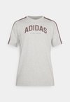 CODES COLLEGIATE LINEAR GRAPHIC - Nyomott mintás póló - medium grey heather