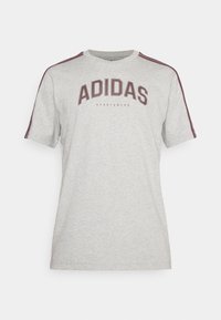 CODES COLLEGIATE LINEAR GRAPHIC - Apdrukāts T-krekls - medium grey heather