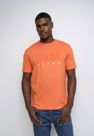Salsa Jeans, SALSA KLEIDER LOVELAND - T-shirt imprimé - orange