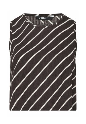 Yours Clothing, PLUS SIZE VESTS & CAMIS - Camicetta - chocolate