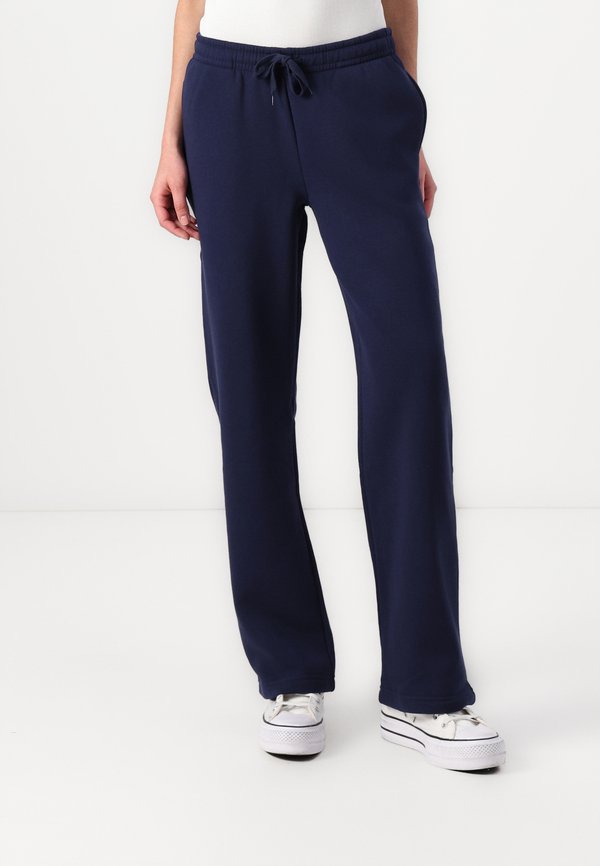 BASIC STRAIGHT - Tracksuit bottoms - peacoat