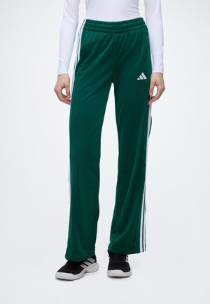 adidas Sportswear, TRICOT 3 STRIPE SNAP - Долнище на анцуг - collegiate green