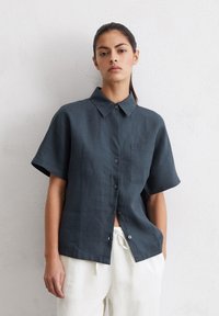 Marc O'Polo - AUS QUALITÄT - Button-down blouse - muted blue Thumbnail Image 1
