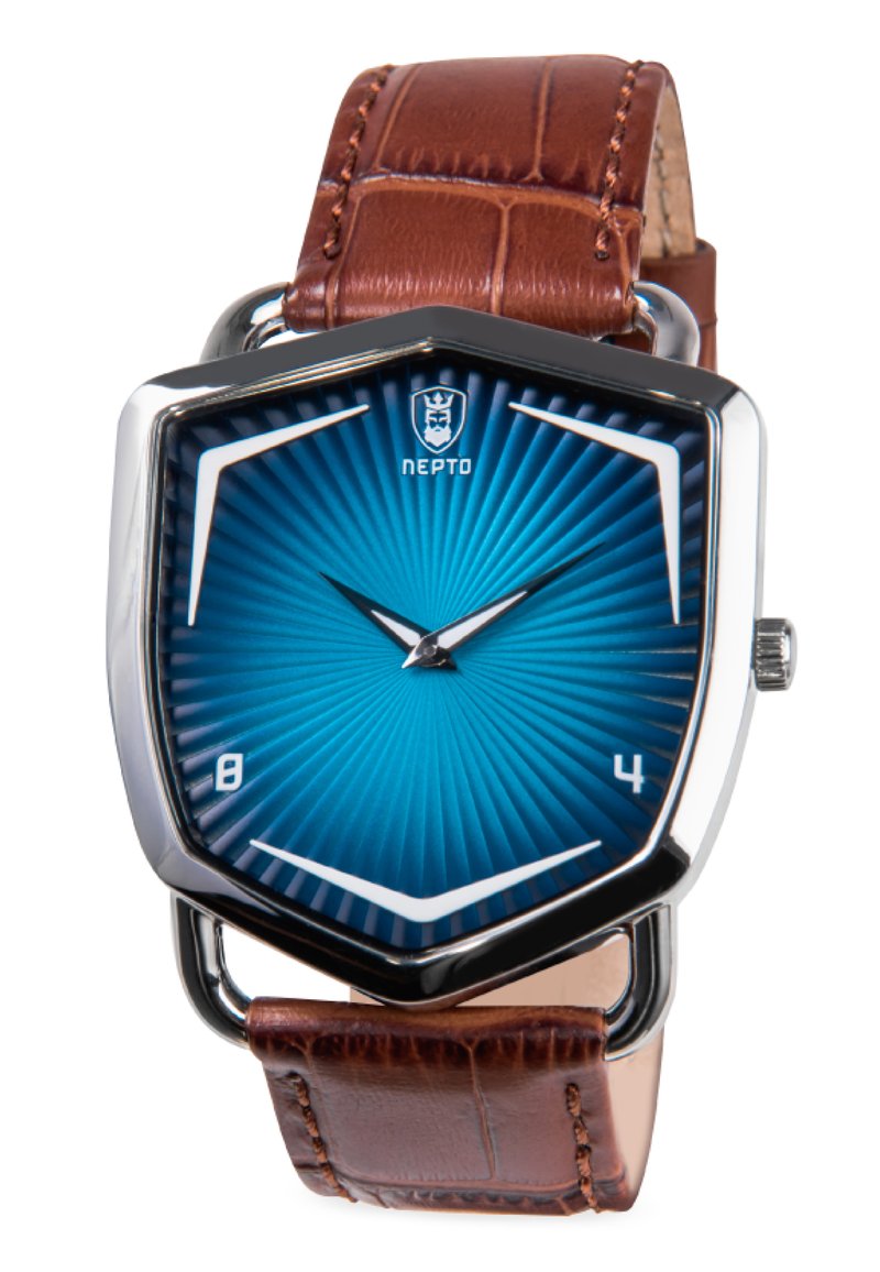 Herren Analoguhren | NEPTO SHIELD BLUE OCEAN Uhr blue, white, brown/blau - LC20527 Herren Analoguhren | NEPTO SHIELD BLUE OCEAN Uhr blue, white, brown/blau - LC20527