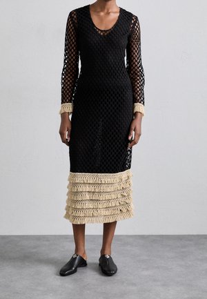 Abito in maglia - black