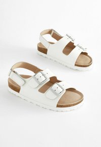 Next TWO  - Sandaler - white leather