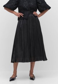 Dobber LIDA SHIMMER - A-lijn rok - black