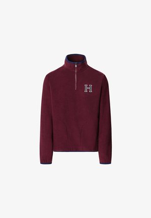 Hackett London HERITAGE  - Suéter de forro polar - burgundy red