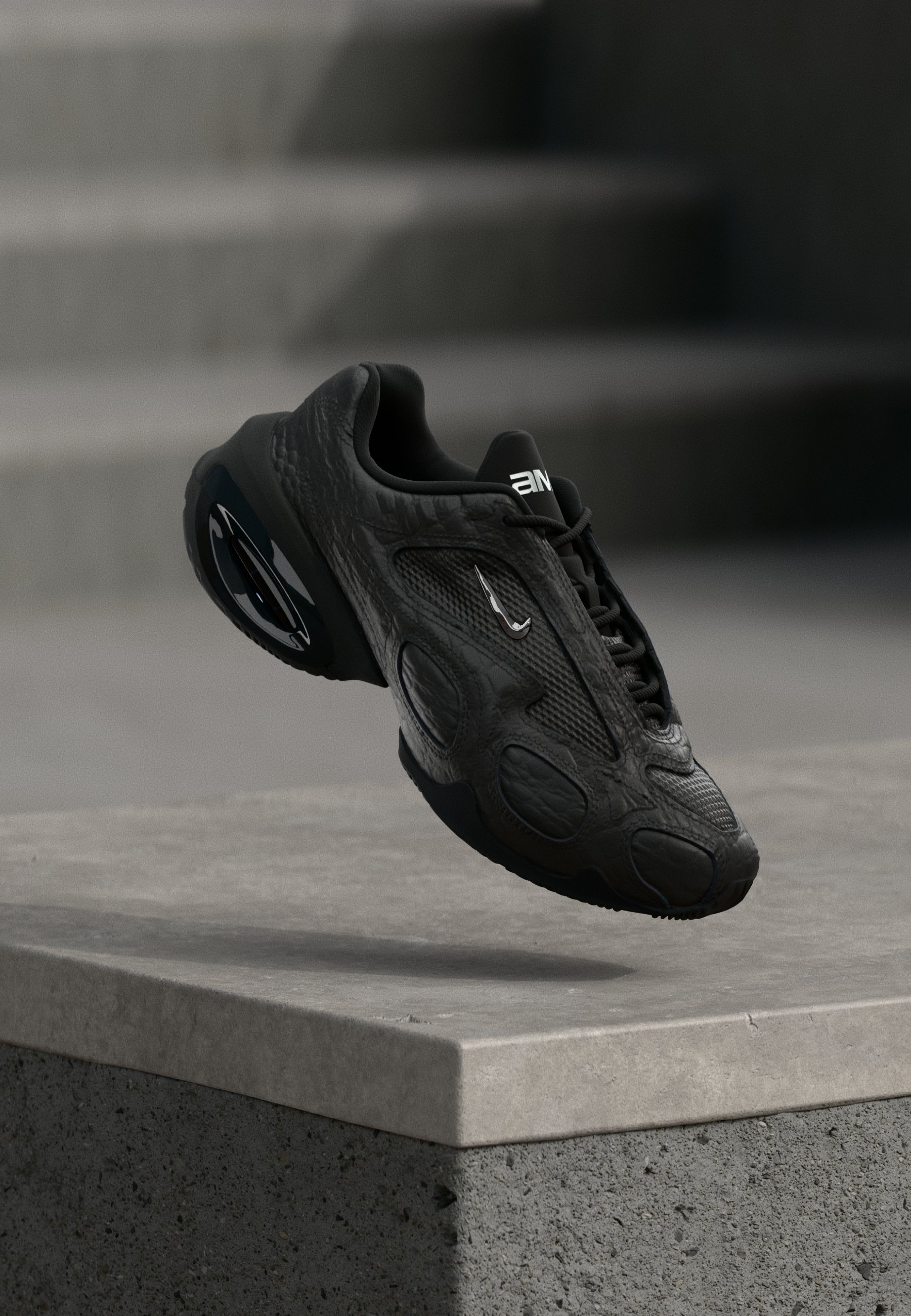 Nike Sportswear AIR MAX MUSE SE - Trainers - black/metallic silver Nike Sportswear AIR MAX MUSE SE - Trainers - black/metallic silver