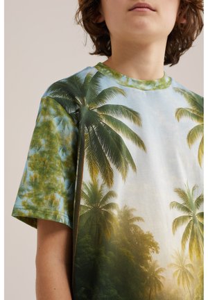 WE Fashion T-shirt con stampa - green blue