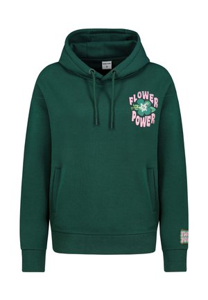 MIT SPREAD YOUR LOVE SCHRIFTZUG - Hoodie - grün