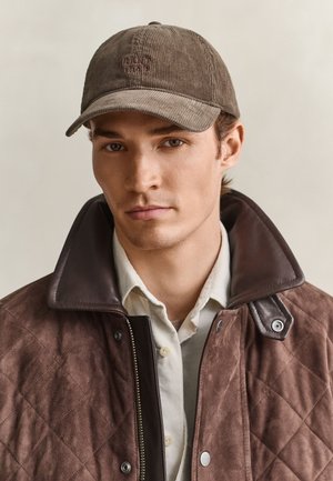 GANT, CORD CAP UNISEX - Cap - dark moss green