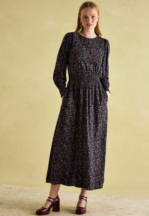 Joules, REGULAR FIT - GEORGINA ELASTICATED WAIST - Maxikleid - navy multi