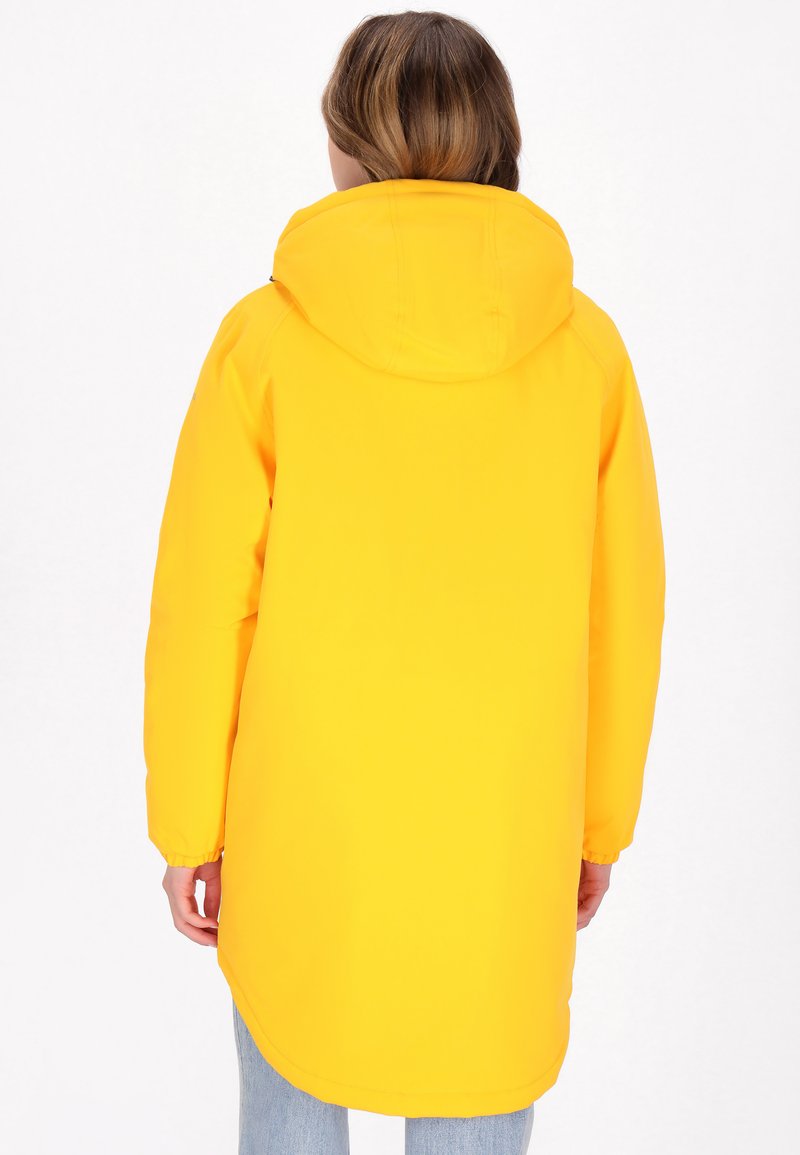 Mantel Jacke Gummijacke Gelb Schmuddelwedda Regenjacke Wenn Dat