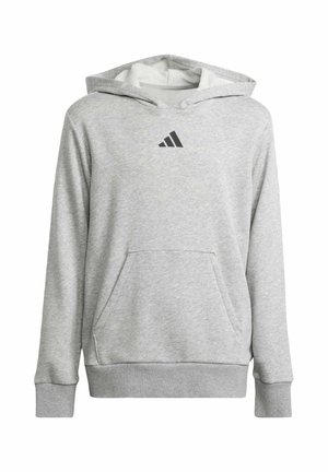 SMILEYWORLD KIDS - Sweat à capuche - medium grey heather bright yellow