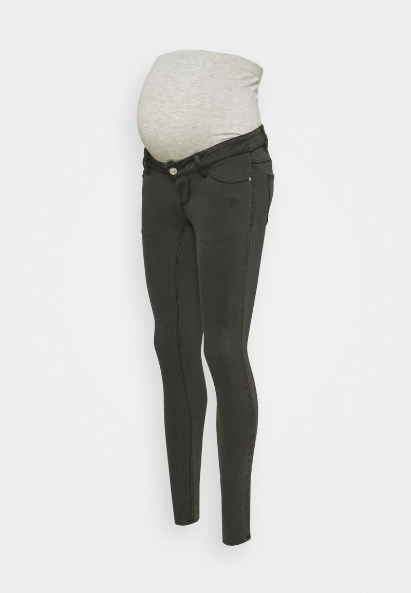Pieces Maternity Vaqueros pitillo - grey denim