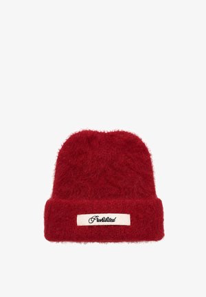 PROHIBITED, SEASON KNIT BEANIE UNISEX - Σκούφος - red
