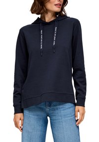 s.Oliver Felpa con cappuccio - navy