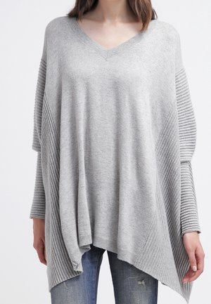 Svetr - mottled grey