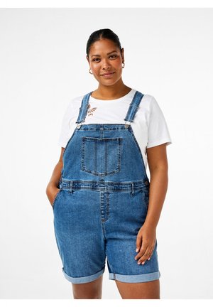 Zizzi, OVERALLS - Salopette - light blue denim