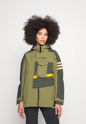 Hardshellov bunda - focus olive/legend earth