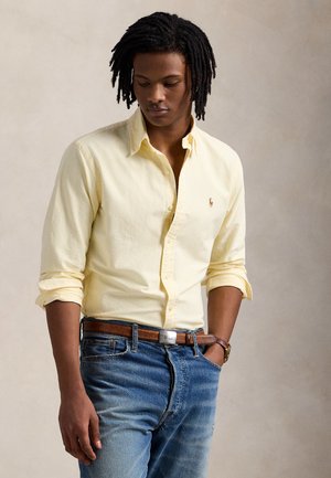 CUSTOM FIT STRIPED OXFORD SHIRT - Πουκάμισο - yellow oxford/white