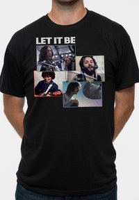Paradiso Clothing THE BEATLES LET IT BE RECORDING SHOTS UNISEX - Print T-shirt - black