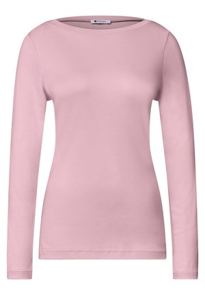 Street One, LANGARM SHIRT MIT U-BOOT-AUSSCHNITT - T-shirt à manches longues - quiet rose