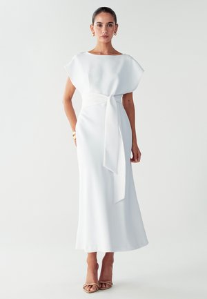 WILLA SHAUNA MIDI DRESS - Trikotāžas kleita - white