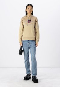 GANT TONAL SHIELD HOODIE - Hoodie - camel