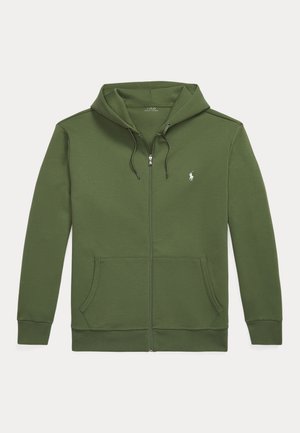 Polo Ralph Lauren Big & Tall LONG SLEEVE - Cipzáras pulóver - supply olive