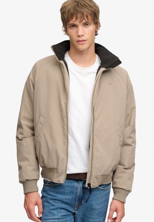 Superdry & Co, SUPERDRY CITY FLEECE LINED JACKET.. - Chaqueta de entretiempo - fallen rock brown