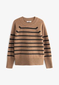 Vybráno, camel brown stripe