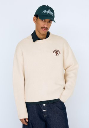 Bershka Sweatshirt - beige